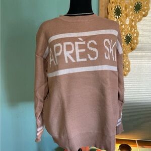 Tan Après Ski Sweater